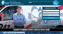 Desktop Screenshot of alcoronadoplumbing.com